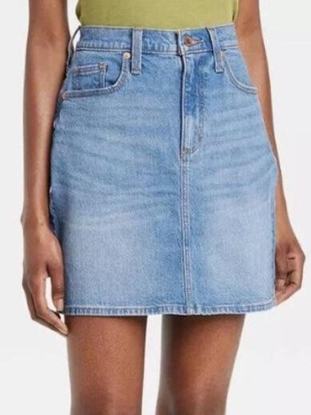 Universal Thread Light Blue Denim Mini Skirt
